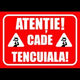 Indicator de securitate atentie cade tencuiala