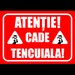 Indicator de securitate atentie cade tencuiala